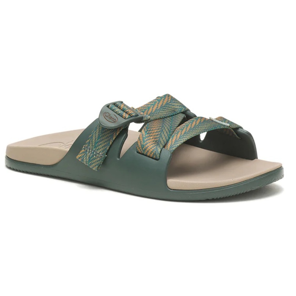 Men’s Chaco chillos slides sandals bracken olive green size 12